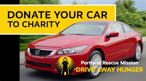 When you donate your car to charity .